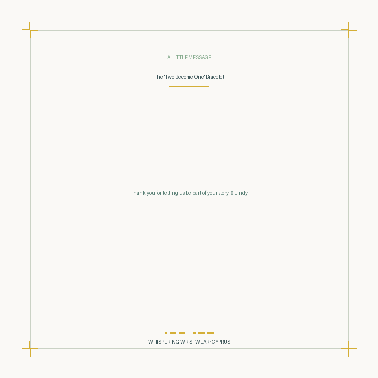 A little message card