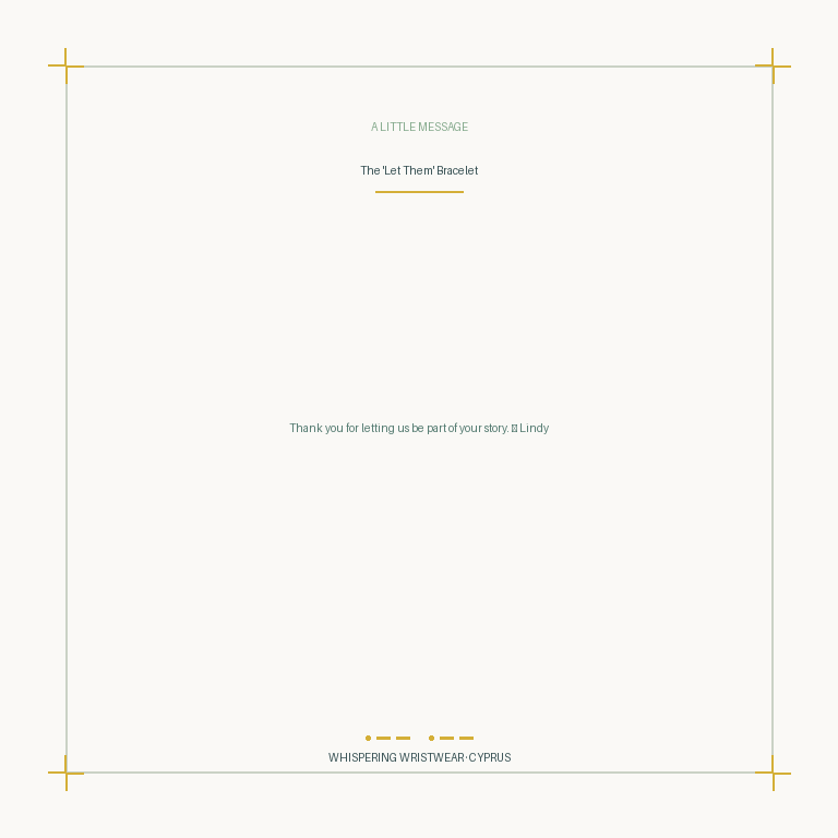 A little message card
