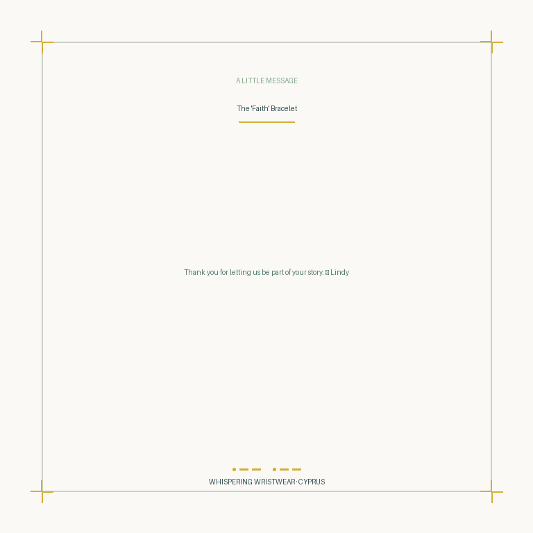 A little message card
