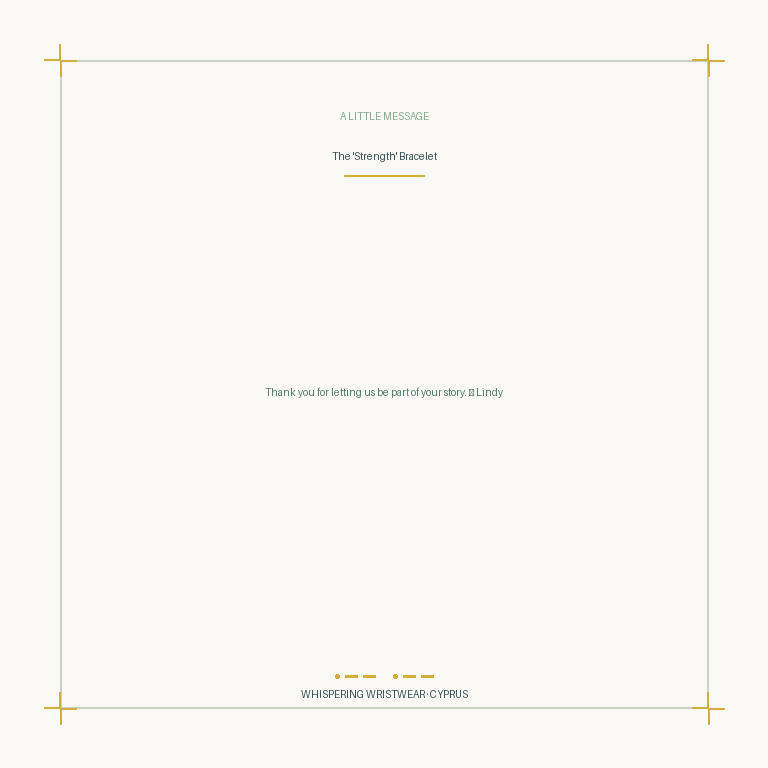 A little message card