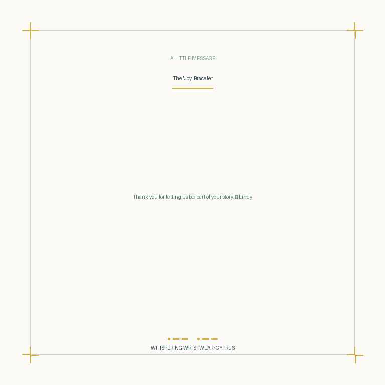 A little message card