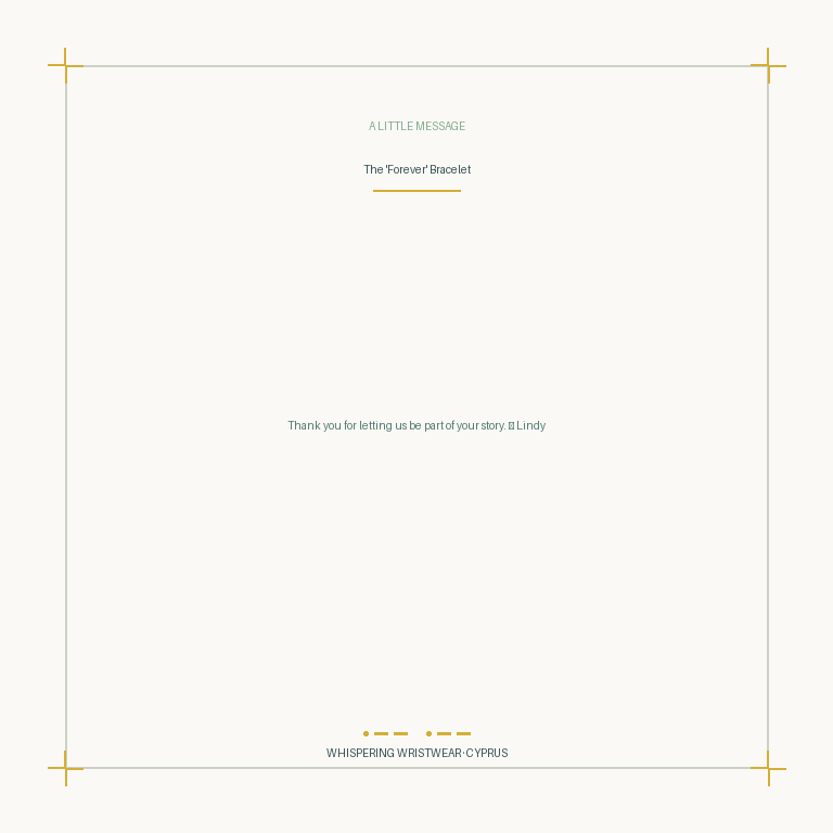 A little message card