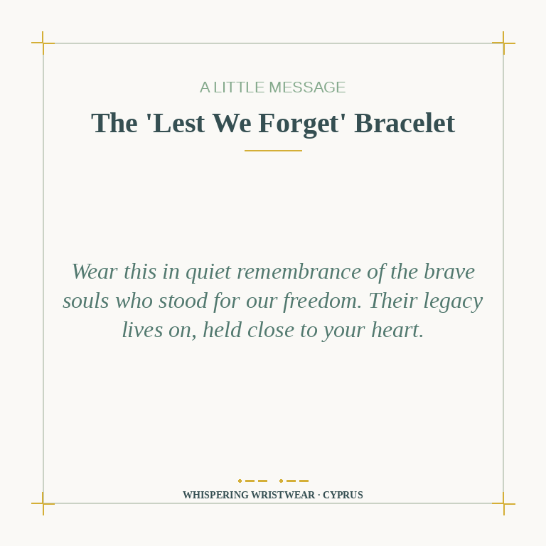 A little message card